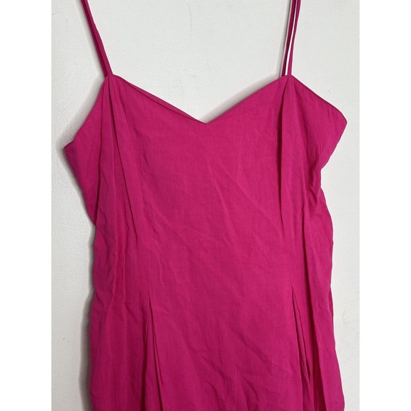 Marvin Singer For Depeche Mode Hot Pink VTG Slip Dress Size 8 - Picture 3 of 6